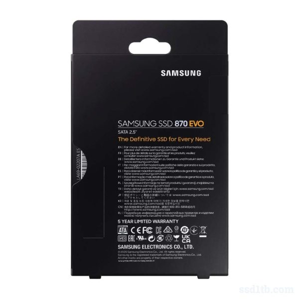 samsung 870 evo 1tb sata ssd